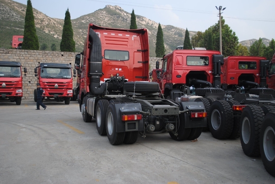 Безопасные платежи Sinotruk HOWO 6X4 Тракторный грузовик 371HP/420HP Тяжелые китайские грузовики