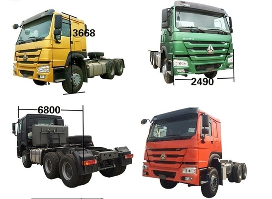 Дизайн безтрубной шины Использованный Sinotruk HOWO 371 Грузовик Голова трактор Дамп-грузовик со скидкой