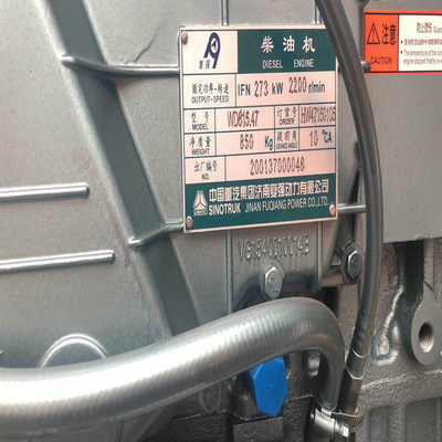 Дизельное топливо Sinotruk CNHTC HOWO Генератор 6 цилиндров Двигатель грузовика Wd615.47 для продажи