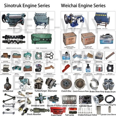 Части системы рулевого управления для двигателя Weichai Wd12 Marine Engine Part Piston в черном цвете