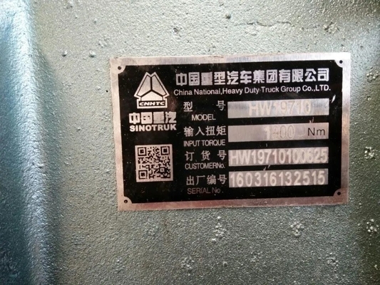Weichai двигатель 612601080397 Hw19710 Sino Truck HOWO Части для грузовиков Трансмиссия Hw19710090610